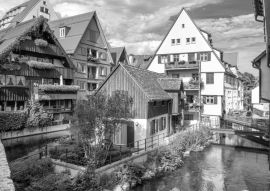 Lais Puzzle - Ulm in schwarz weiß - 500, 1.000 & 2.000 Teile