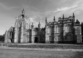 Lais Puzzle - Aberdeen University King's College in schwarz weiß - 500, 1.000 & 2.000 Teile