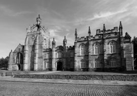 Lais Puzzle - Aberdeen University King's College in schwarz weiß - 1.000 Teile