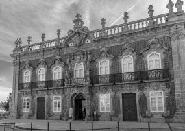 Lais Puzzle - Palacio do Raio in Braga, Portugal in schwarz weiß - 500, 1.000 & 2.000 Teile