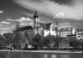 Lais Puzzle - Ehingen (Donau), Deutschland in schwarz weiß - 1.000 Teile