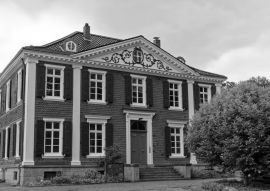 Lais Puzzle - Villa Ohl bei Wipperfürth in schwarz weiß - 500, 1.000 & 2.000 Teile