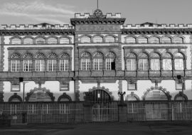 Lais Puzzle - Zollgebäude in Manaus, Amazonas, Brasilien in schwarz weiß - 1.000 Teile