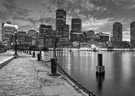 Lais Puzzle - Boston in schwarz weiß - 500, 1.000 & 2.000 Teile