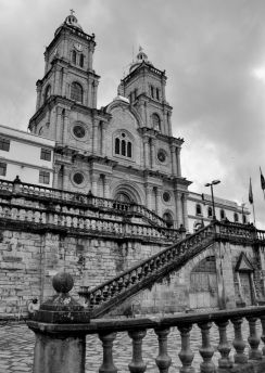 Lais Puzzle - Azogues Ecuador in schwarz weiß - 500, 1.000 & 2.000 Teile