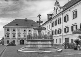 Lais Puzzle - Sankt Veit an der Glan in schwarz weiß - 1.000 Teile