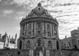 Lais Puzzle - Radcliffe-Kamera an der Universität Oxford in schwarz weiß - 1.000 Teile