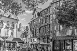 Lais Puzzle - Rennes in schwarz weiß - 2.000 Teile