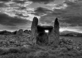 Lais Puzzle - Trefignath Anglesey Wales in schwarz weiß - 1.000 Teile