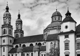 Lais Puzzle - Basilika St. Lorenz in KEMPTEN ( Allgäu ) in schwarz weiß - 1.000 Teile