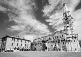 Lais Puzzle - Modena, Emilia-Romagna in schwarz weiß - 500, 1.000 & 2.000 Teile