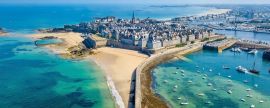 Lais Puzzle - Luftaufnahme der schönen Stadt der Freibeuter - Saint Malo in der Bretagne, Frankreich, Panorama - 2.000 Teile