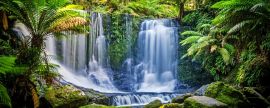 Lais Puzzle - Die Horseshoe Falls im Mt Field National Park, Tasmanien, Australien, Panorama - 2.000 Teile