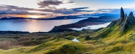 Lais Puzzle - Sonnenaufgang am beliebtesten Ort auf der Isle of Skye - The Old Man of Storr, Schottland, Panorama - 2.000 Teile
