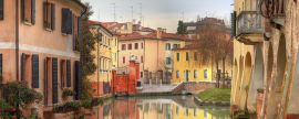 Lais Puzzle - Treviso romantisches Stadtbild Italien, Panorama - 2.000 Teile