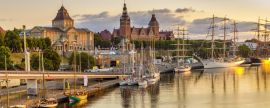Lais Puzzle - Segelschiffe im Hafen von Stettin, Polen, Panorama - 2.000 Teile