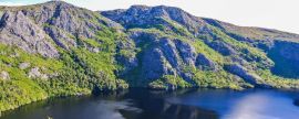 Lais Puzzle - Spektakulärer Blick über den Gletschersee und die schroffen Berge am Cradle Mt - Lake St Clair National Park, Tasmanien, Australien, Panorama - 2.000 Teile
