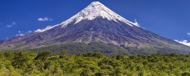 Lais Puzzle - Petrohue Wasserfälle vor dem Vulkan Osorno (Chile), Panorama - 2.000 Teile