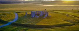 Lais Puzzle - Sonnenaufgang in Stonehenge, England, Panorama - 2.000 Teile