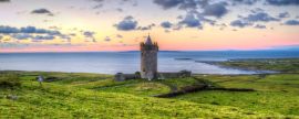 Lais Puzzle - Doonagore Burg bei Sonnenuntergang, Co. Clare, Irland, Panorama - 2.000 Teile