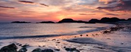 Lais Puzzle - Dramatischer Himmel bei Sonnenuntergang auf der Isle of Iona, Schottland, Panorama - 2.000 Teile