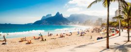 Lais Puzzle - Palmen und Zwei-Brüder-Berg am Strand von Ipanema, Rio de Janeiro, Panorama - 2.000 Teile