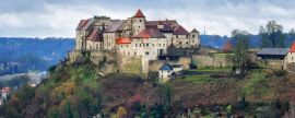 Lais Puzzle - Burghausen, historical german town in Bavaria near Salzburg, Panorama - 2.000 Teile