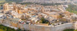 Lais Puzzle - Panorama der Stadt Mdina Festung Luftaufnahme in Malta, Panorama - 2.000 Teile