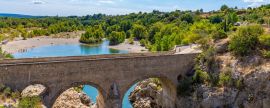 Lais Puzzle - Pont du Diable (Teufelsbrücke), in der Nähe von St Guilhem du Desert, Frankreich, Panorama - 2.000 Teile