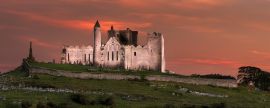 Lais Puzzle - Rock of Cashel, Tipperary bei Sonnenuntergang, Irland, Panorama - 2.000 Teile