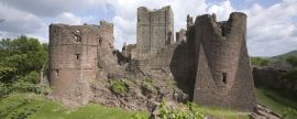 Lais Puzzle - Goodrich Castle, das Wye-Tal, Herefordshire, England, Panorama - 2.000 Teile