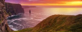 Lais Puzzle - Idyllische Cliffs of Moher bei Sonnenuntergang, Co. Clare, Irland, Panorama - 2.000 Teile