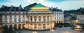 Lais Puzzle - Oper der Stadt Rennes, place de l'hotel de ville, Bretagne, Frankreich, Panorama - 2.000 Teile