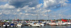 Lais Puzzle - Blick zum Hafen in Oskarshamn in Schweden, Panorama - 2.000 Teile