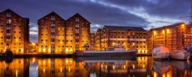 Lais Puzzle - Gloucester - Docks bei Nacht, Panorama - 2.000 Teile