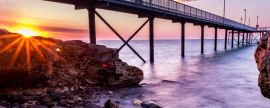 Lais Puzzle - Nightcliff Jetty Sonnenuntergang, Darwin, Nordterritorium, Australien, Panorama - 2.000 Teile