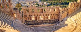 Lais Puzzle - Theatre of Dionysus, Athens, Greece, Panorama - 2.000 Teile