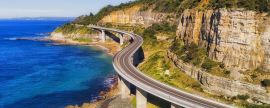 Lais Puzzle - Sea Cliff Bridge und Lawrence Hargrave Drive Bridge führen über die Klippen von Illawarra in der nördlichen Illawarra-Region von New South Wales, Australien, Panorama - 2.000 Teile