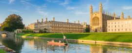Lais Puzzle - Schöner Blick auf das College in Cambridge, England, Panorama - 2.000 Teile