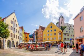 Lais Puzzle - Marktplatz, Füssen, Bayern, Deutschland - 2.000 Teile
