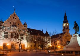 Lais Puzzle - Kecskemet Stadt bei Nacht in Ungarn - 1.000 Teile