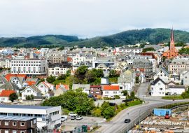 Lais Puzzle - Stadtbild von Haugesund in Norwegen - 1.000 Teile