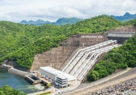 Lais Puzzle - Kraftwerk am Srinagarind-Damm am Fluss Kwai Yai in der Provinz Kanchanaburi, Thailand - 1.000 Teile