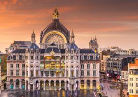 Lais Puzzle - Antwerpen, Belgien Stadtbild am Centraal-Bahnhof - 1.000 Teile