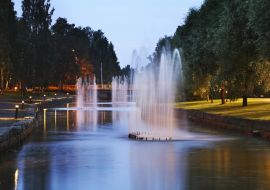 Lais Puzzle - Der Fluss Sunti in Kokkola. Finnland - 1.000 Teile