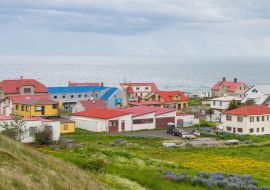 Lais Puzzle - Dorf Blonduos in Nordisland - 1.000 Teile