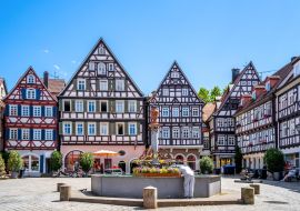 Lais Puzzle - Oberer Marktplatz, Schorndorf, Baden-Württemberg, Deutschland - 1.000 Teile