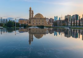 Lais Puzzle - Sonnenuntergang in einem der Parks in Baku - 1.000 Teile