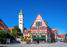 Lais Puzzle - Am Saumarkt, Wangen im Allgäu, Baden-Württemberg, Deutschland - 1.000 Teile