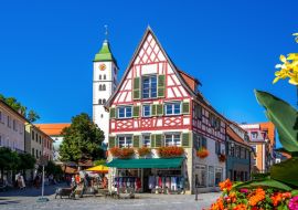 Lais Puzzle - Am Saumarkt, Wangen im Allgäu, Baden-Württemberg, Deutschland - 1.000 Teile